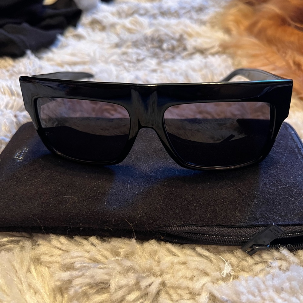 Celine Polarized ZZ Top Sunglasses CL 41756 Black